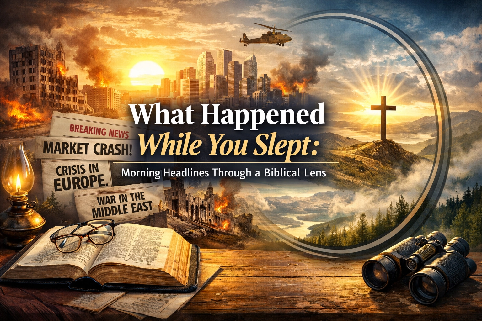 [HERO] What Happened While You Slept: Morning Headlines Through a Biblical Lens