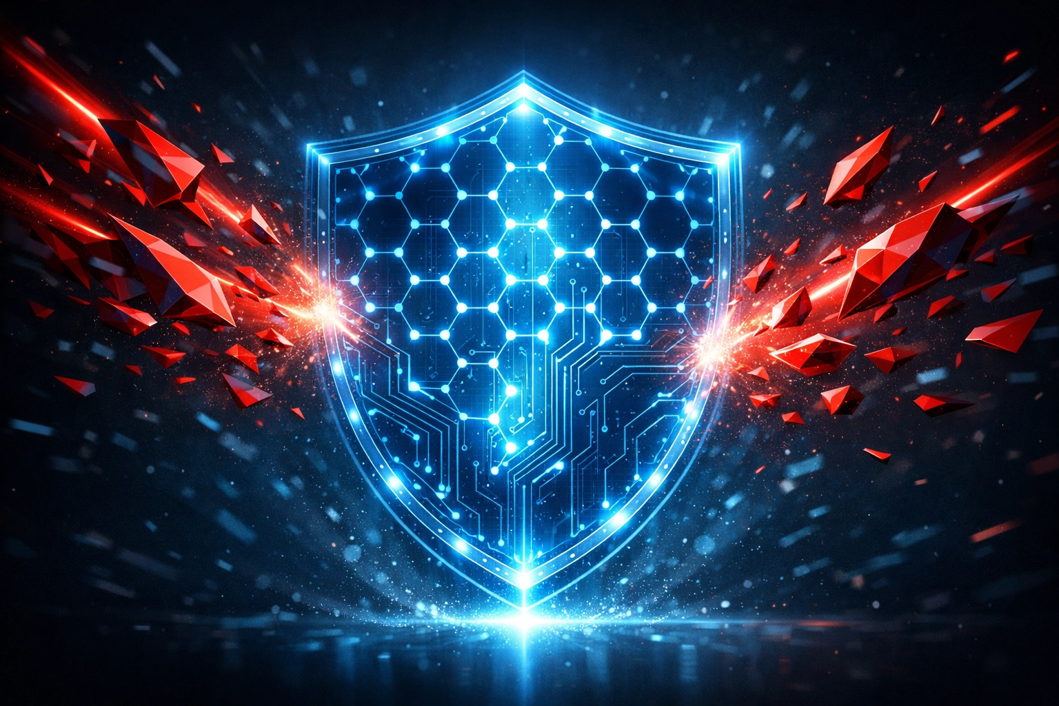 Proactive cybersecurity protection monitoring network threats for small business