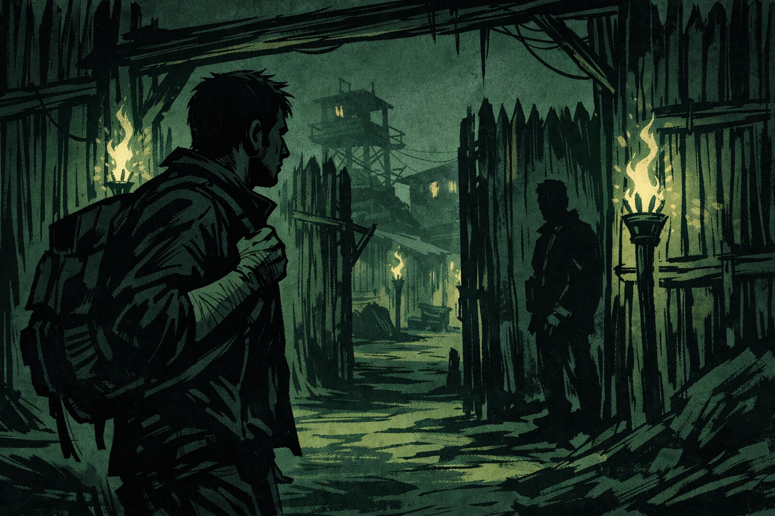 Man infiltrating dangerous cult compound to rescue boyfriend in MM thriller romance