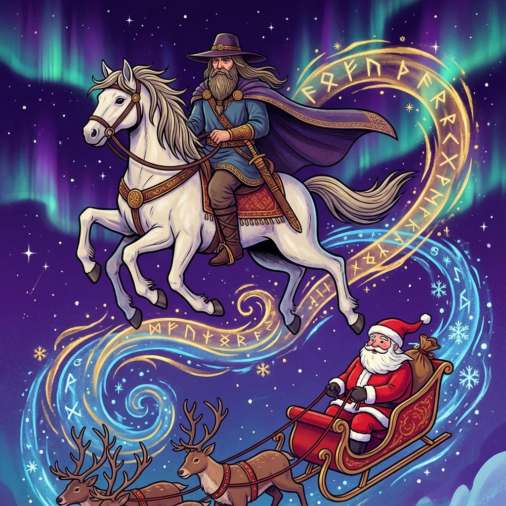 Santa and Odin