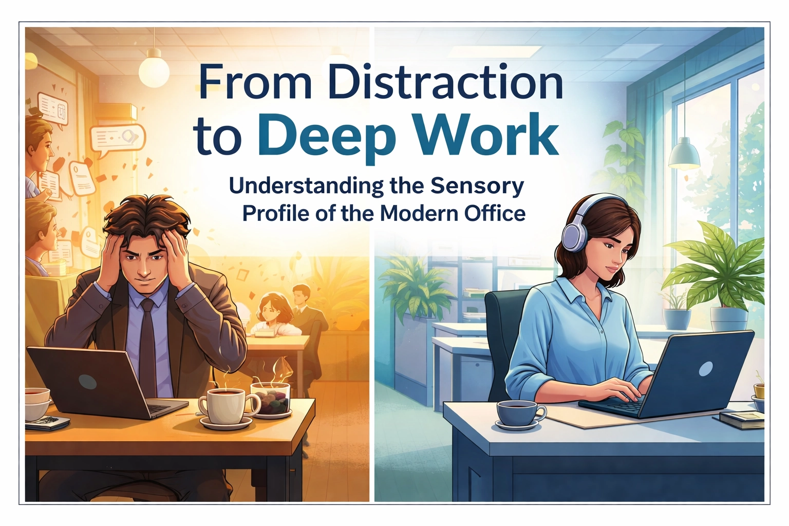 [HERO] From Distraction to Deep Work: Understanding the Sensory Profile of the Modern Office