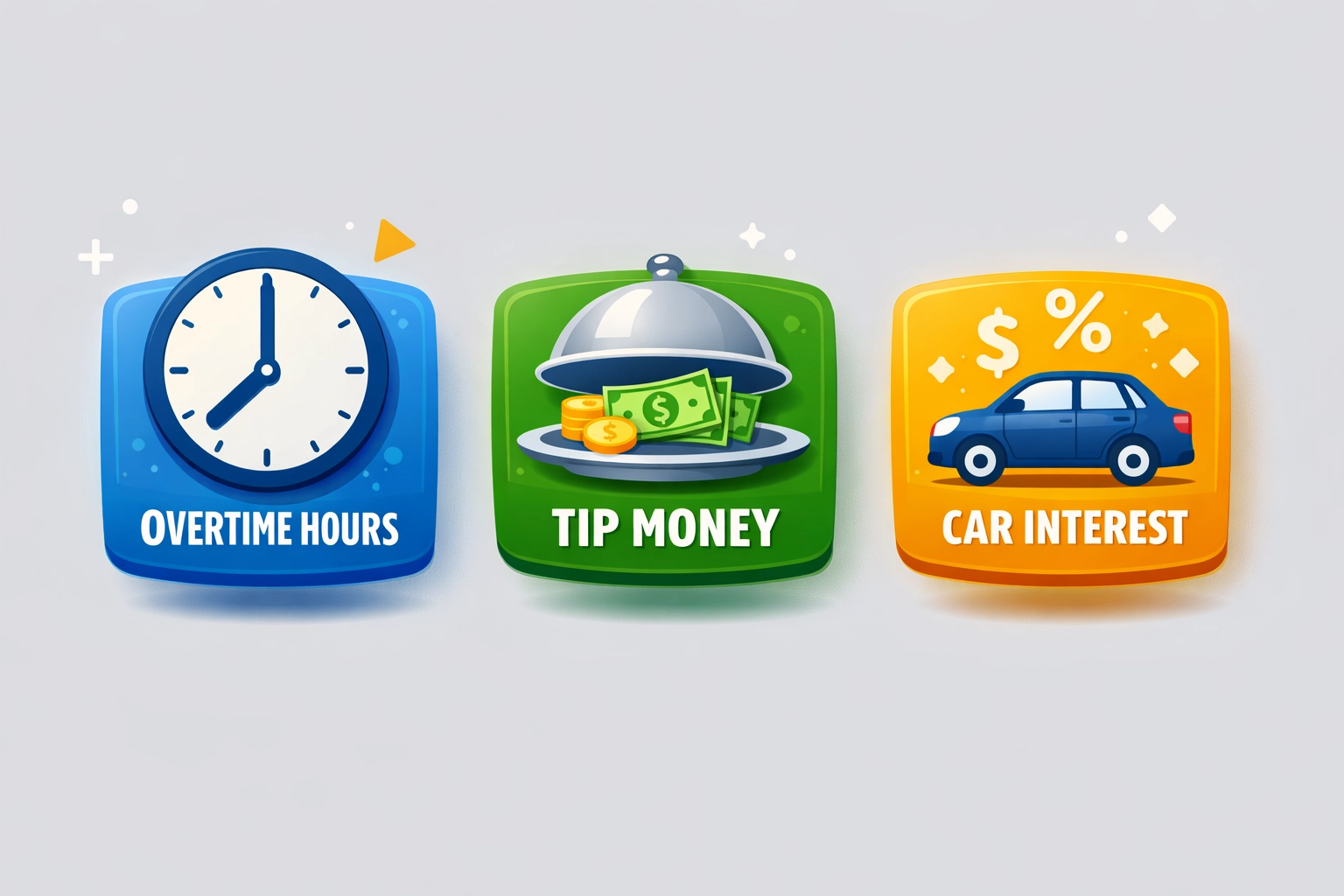 New 2026 tax deductions: overtime pay, tips, and vehicle interest deduction options