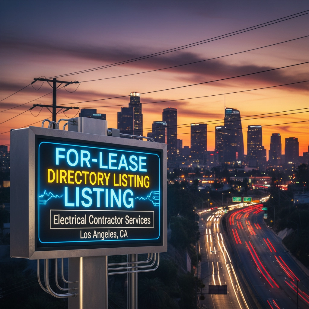 FOR-LEASE DIRECTORY LISTING – Electrical Contractor Services – Los Angeles, CA