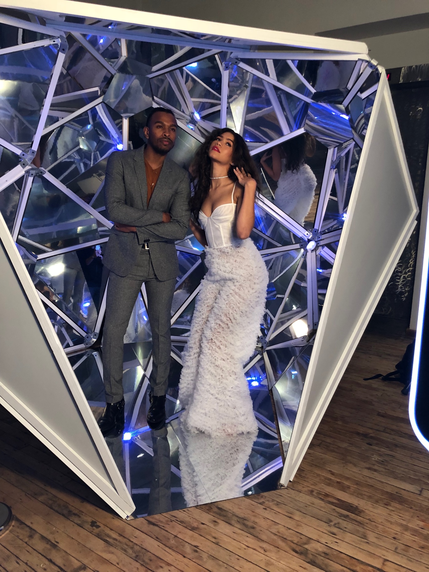 Futuristic LED Photo Booth Experience. brand activation photo booth