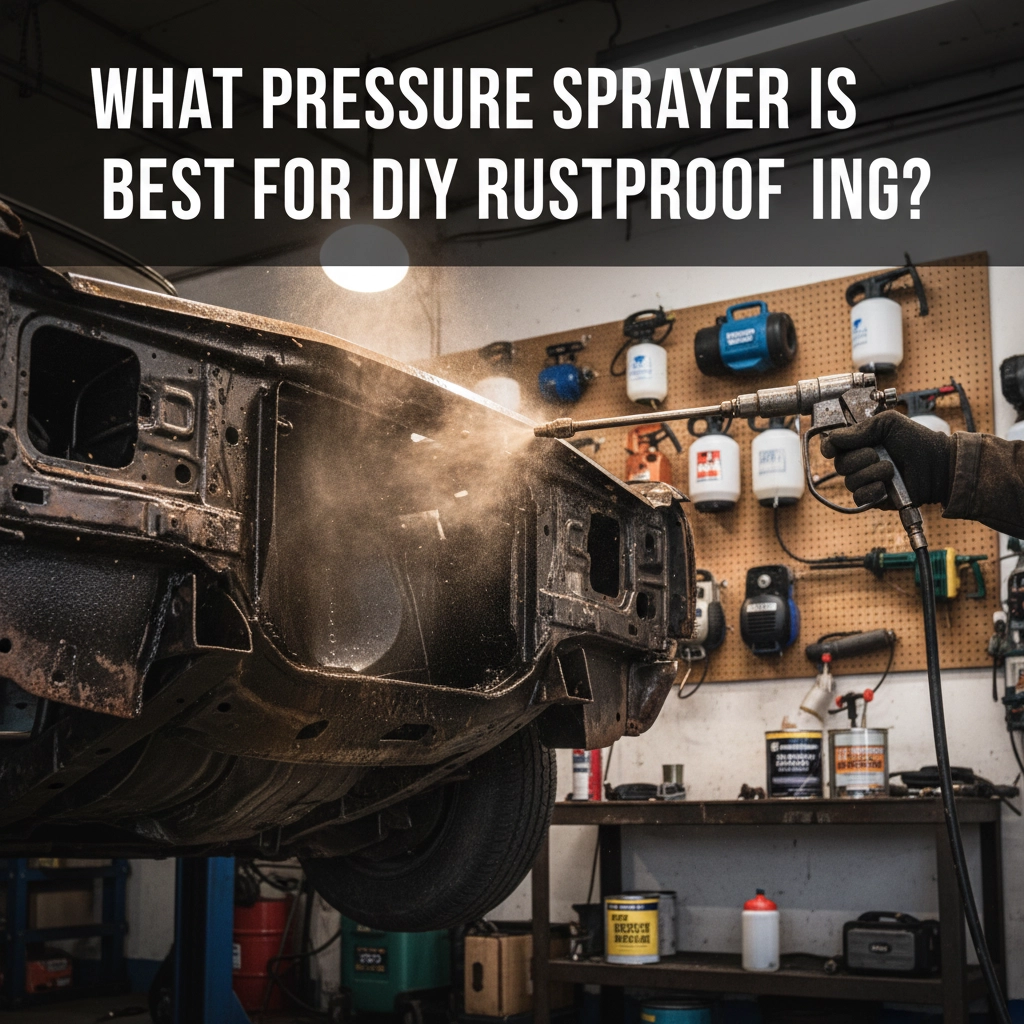 What pressure sprayer is best for DIY rustproofing?