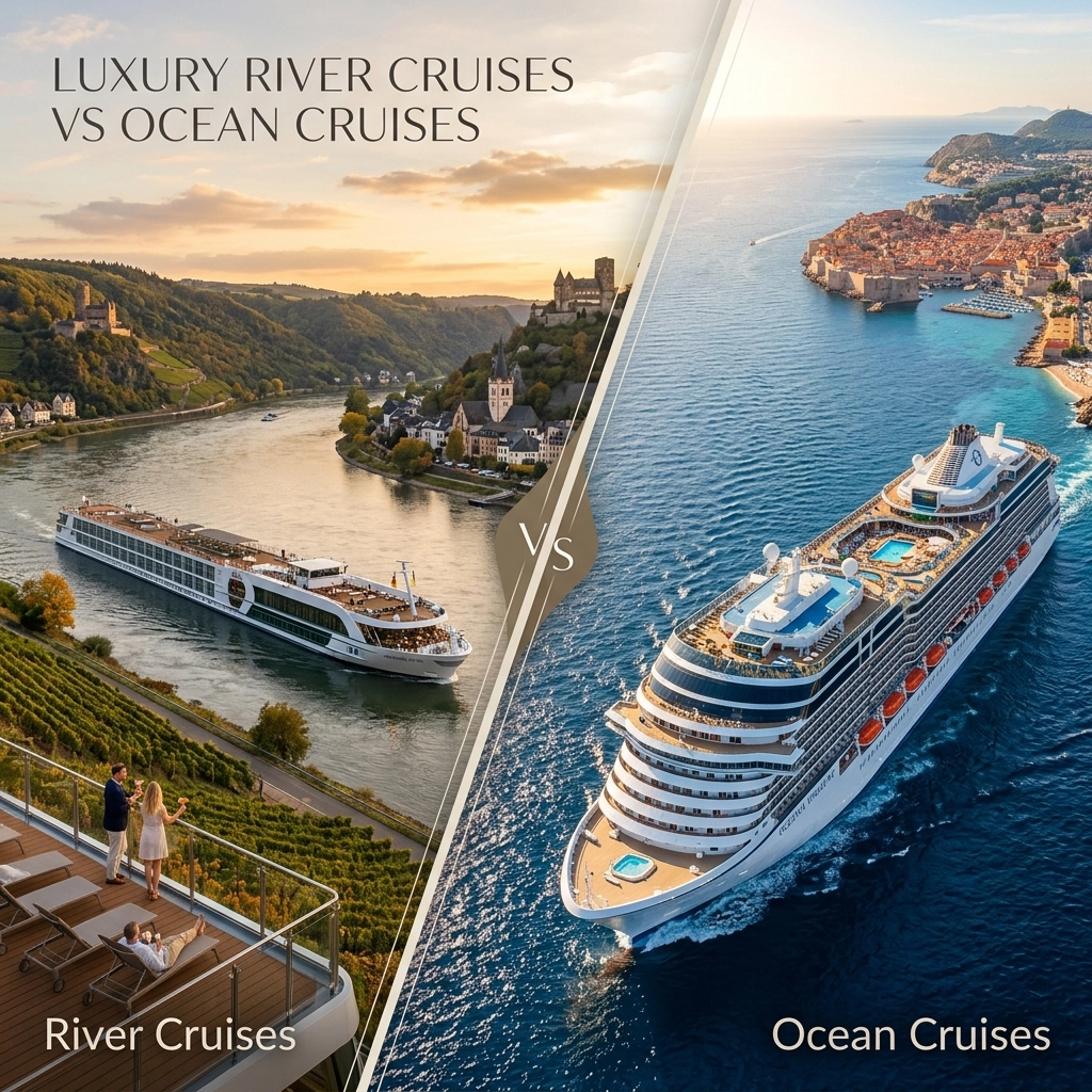 [HERO] Luxury River Cruises Vs Ocean Cruises: Which Is Better For Your 2026 Getaway?