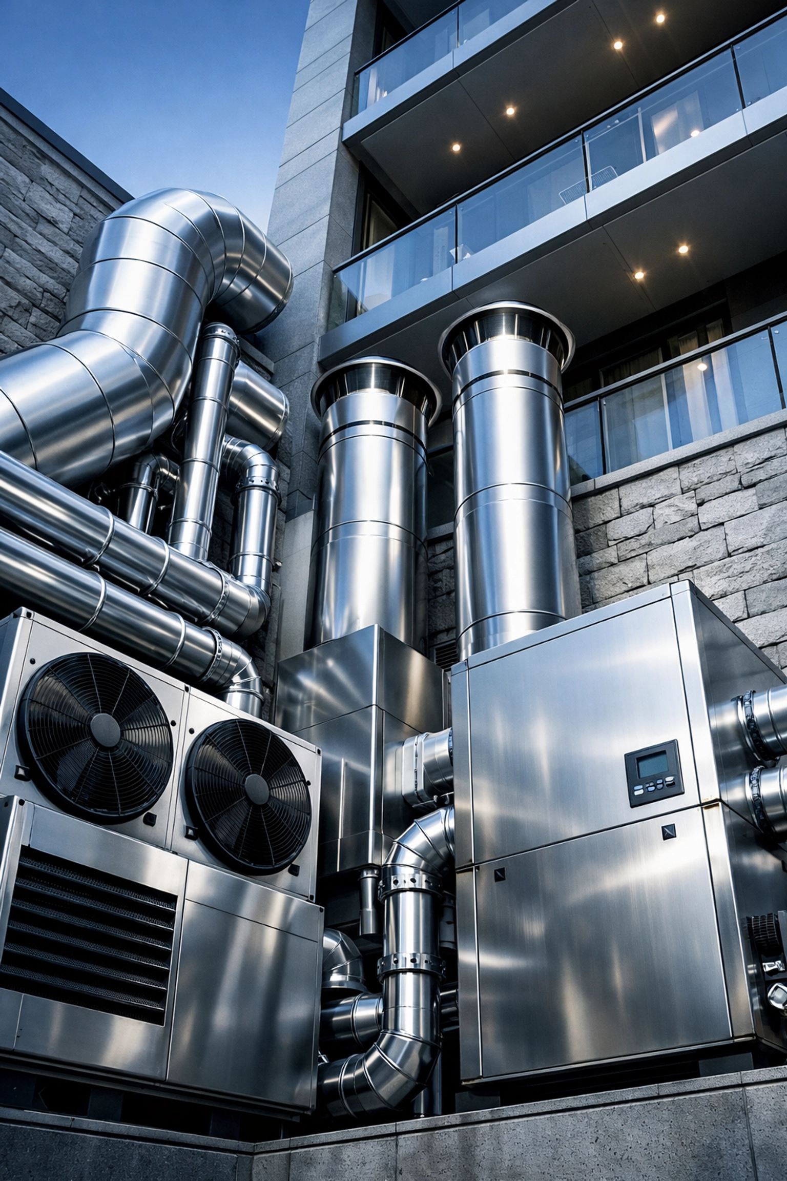 Modern HVAC equipment representing a valuable asset for a home service business sale in Raleigh.