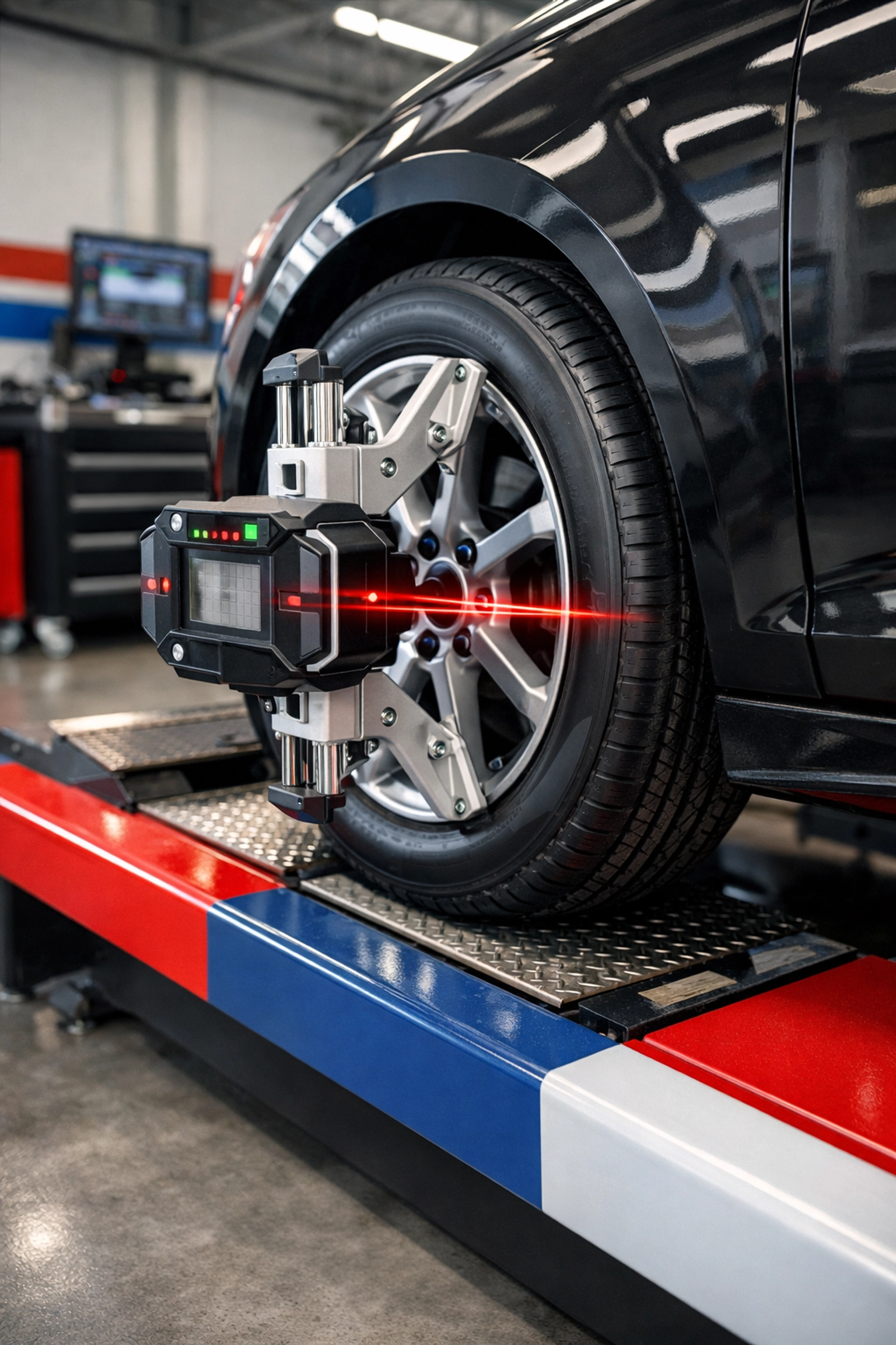 Digital wheel alignment service in Glen Burnie to correct steering and tire wear.