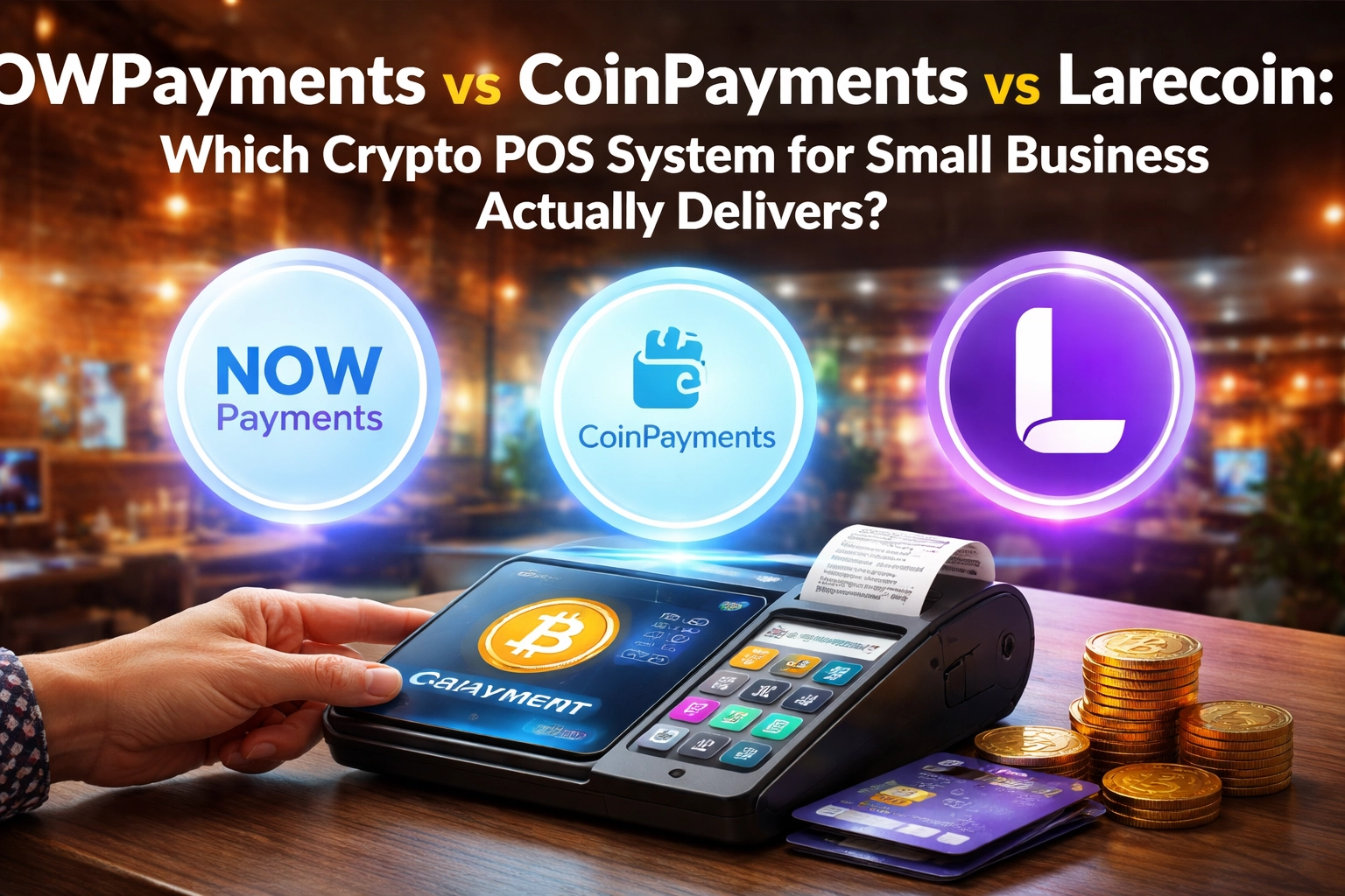 [HERO] NOWPayments vs CoinPayments vs Larecoin: Which Crypto POS System for Small Business Actually Delivers?