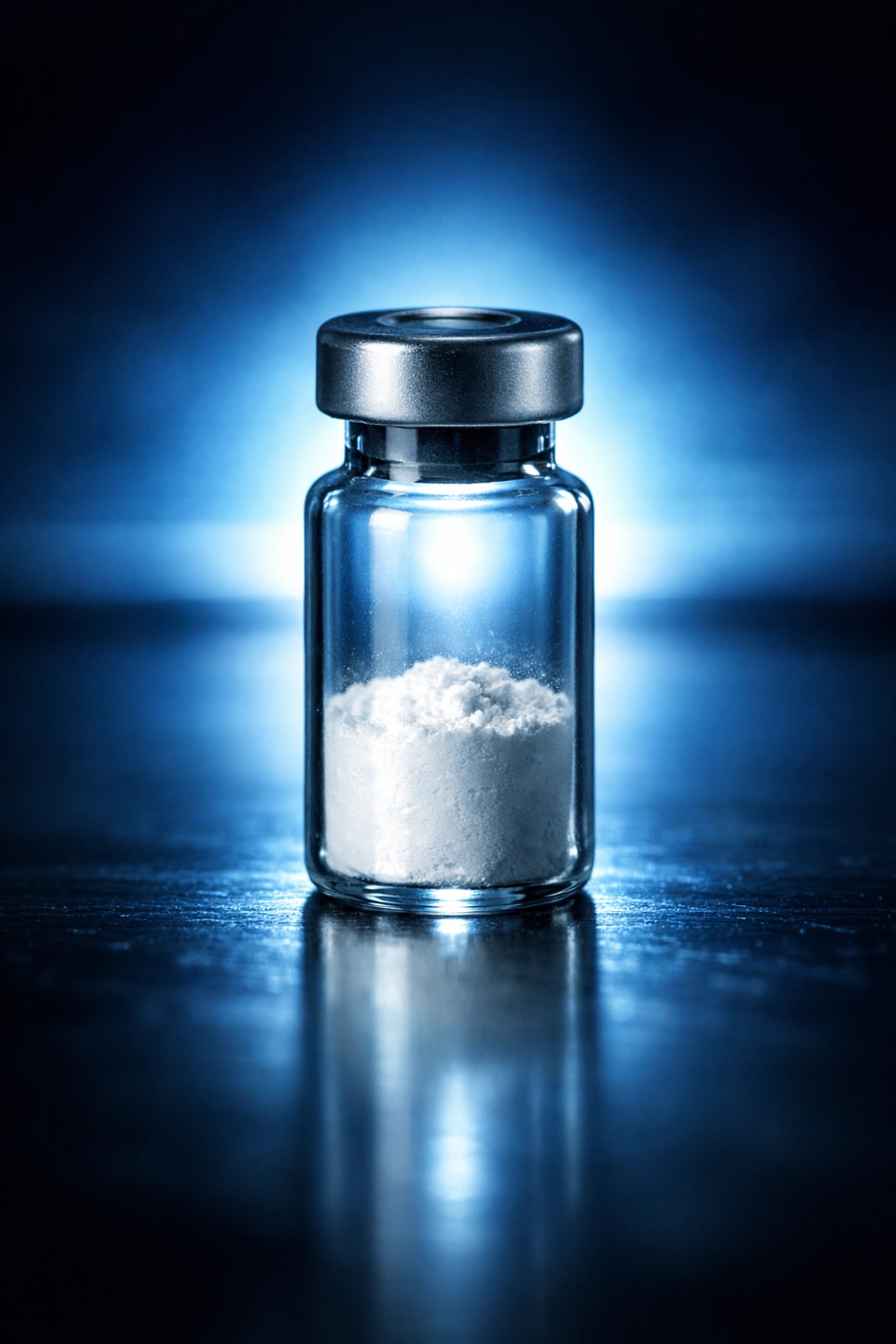 Single vial of 99% purity clinical peptide highlighting no-MOQ wholesale accessibility for medical providers.