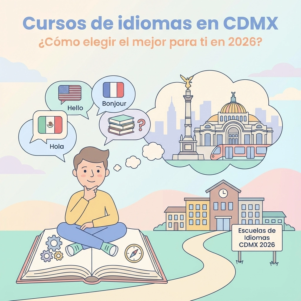 Cursos de idiomas en CDMX: ¿Cómo elegir el mejor para ti en 2026?