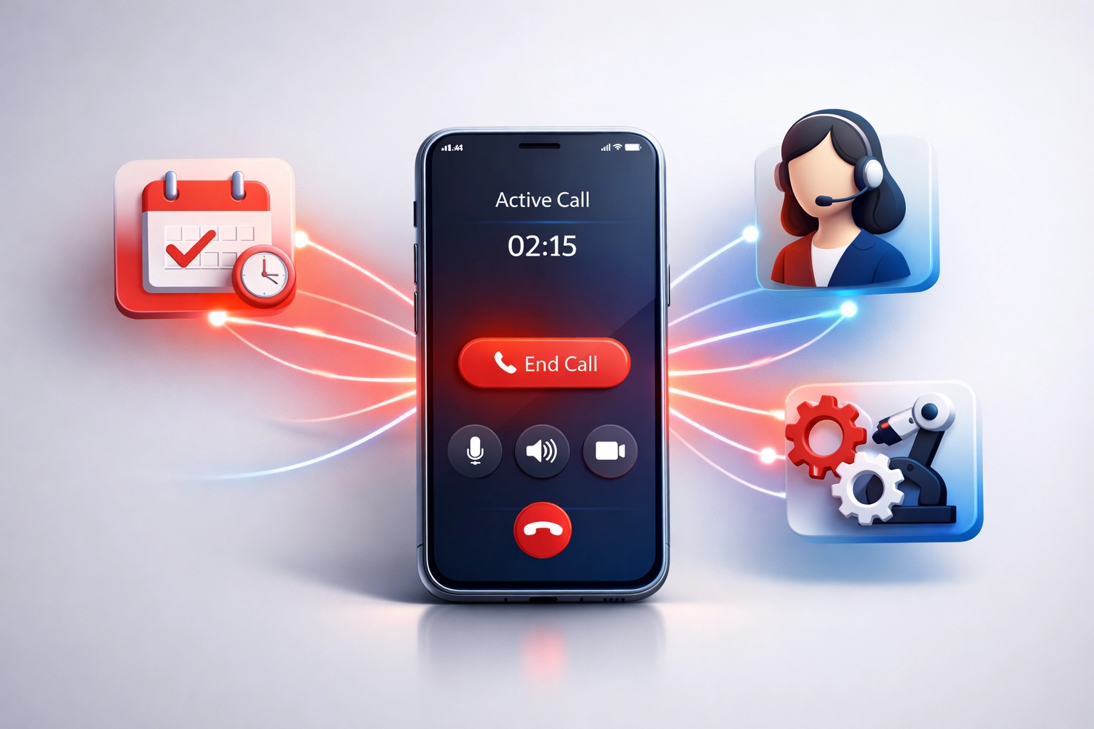 AI-powered answering service automatically scheduling plumbing appointments