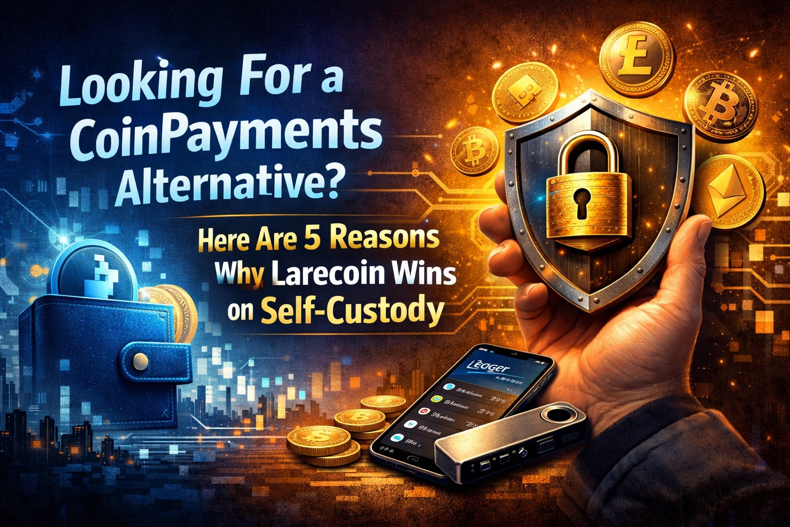 [HERO] Looking For a CoinPayments Alternative? Here Are 5 Reasons Why Larecoin Wins on Self-Custody