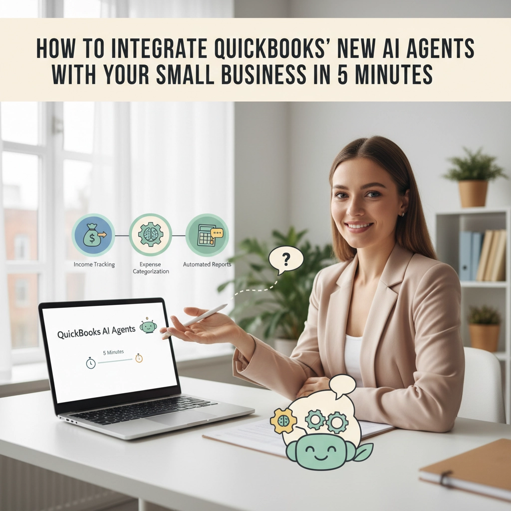 How to Integrate QuickBooks with New AI Agents With Your Small Business in 5 Minutes