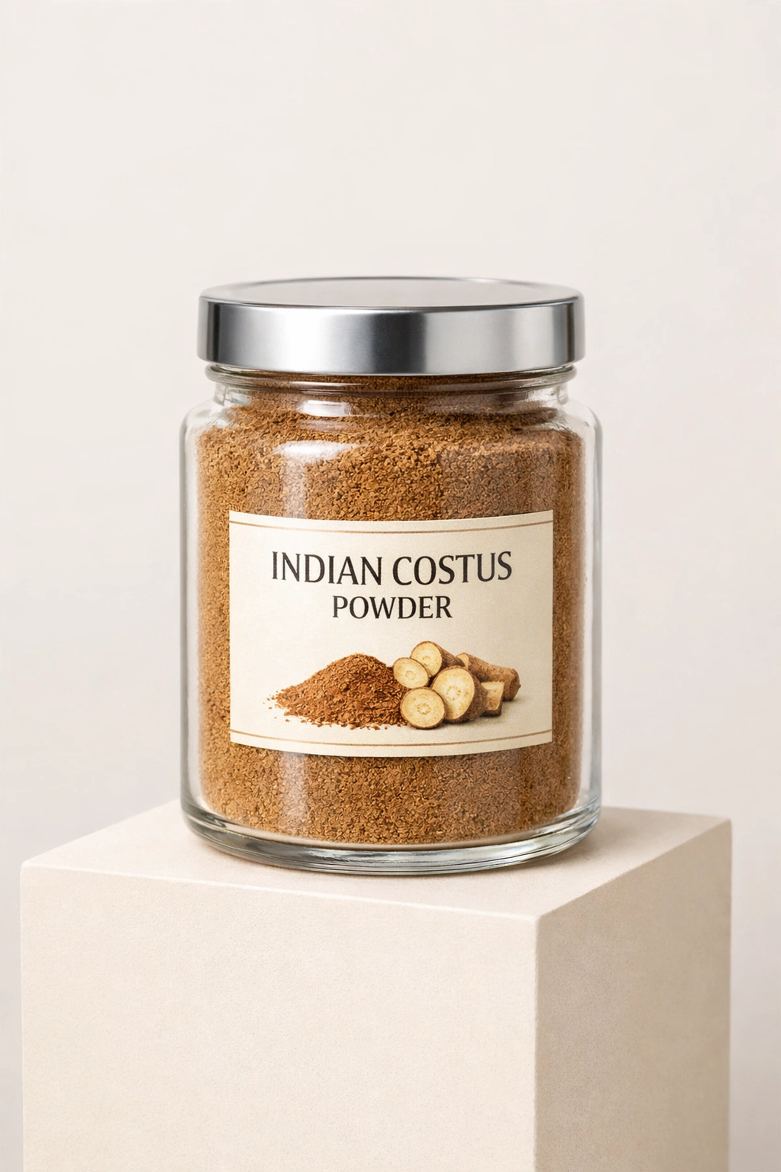 عبوة القسط الهندي المطحون بجودة عالية متوفرة في متجر Moroccan Goods Shop