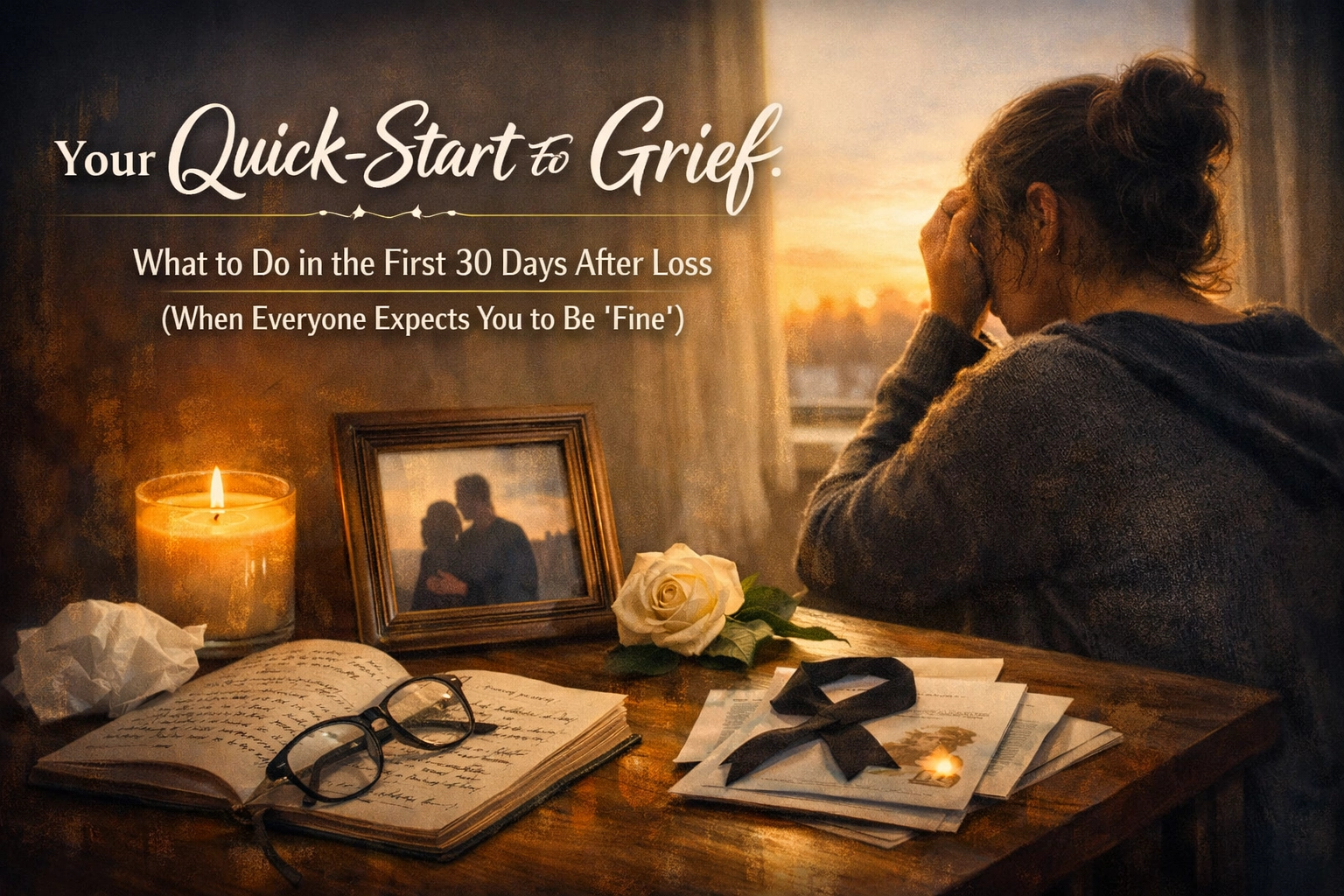 [HERO] Your Quick-Start Guide to Grief: What to Do in the First 30 Days After Loss (When Everyone Expects You to Be 