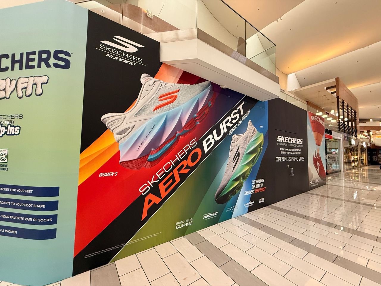 Skechers Aero Burst Storefront Wall Wraps