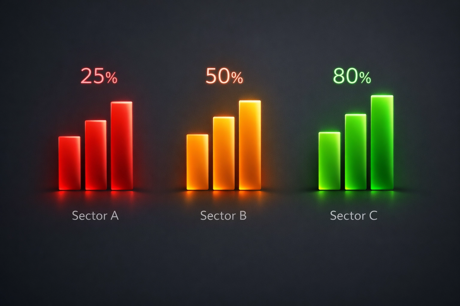 UK website accessibility performance data showing industry sectors requiring improvement