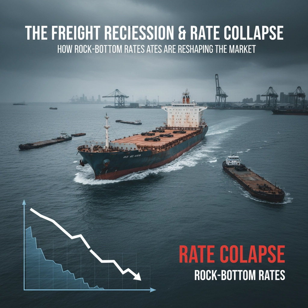The Freight Recession &amp; Rate Collapse: How Rock-Bottom Rates Are Reshaping the Market