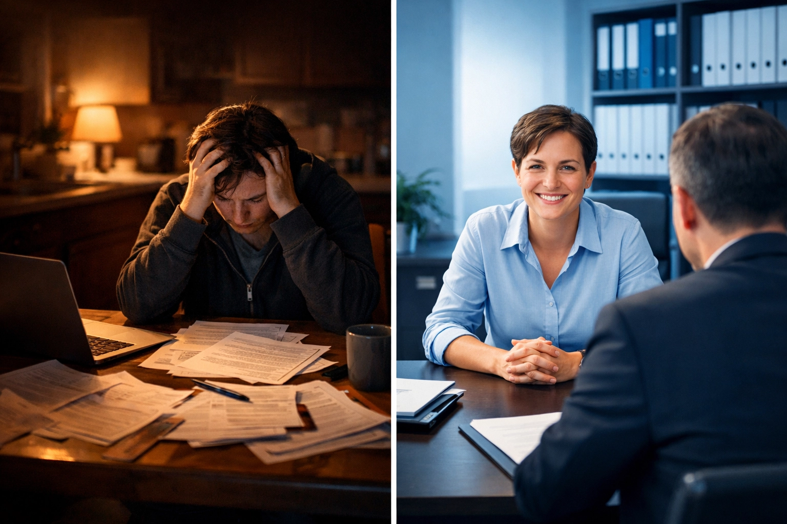 Parent receiving personalized legal support for child custody case