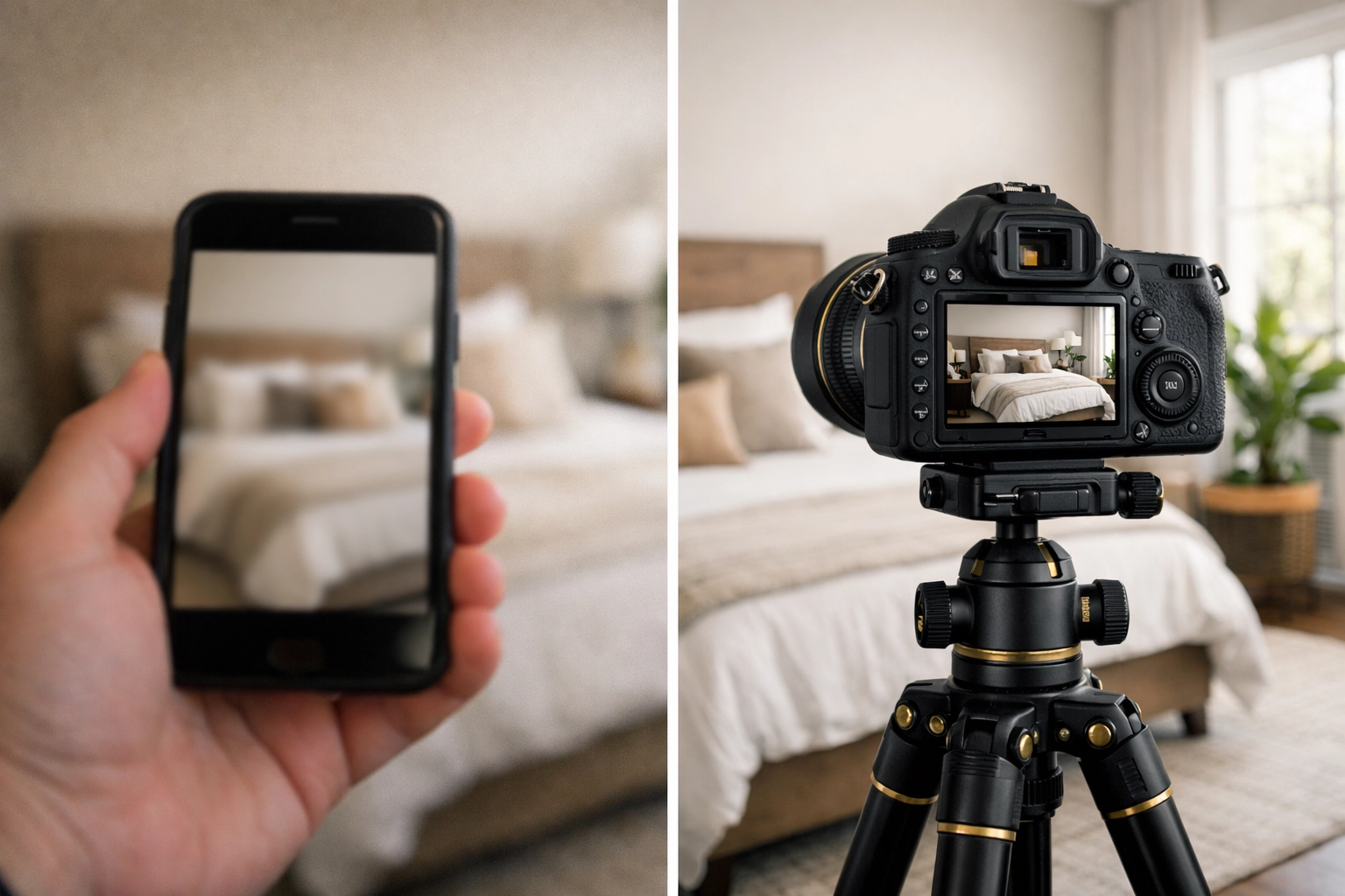 Comparison of amateur versus professional property inventory photography standards