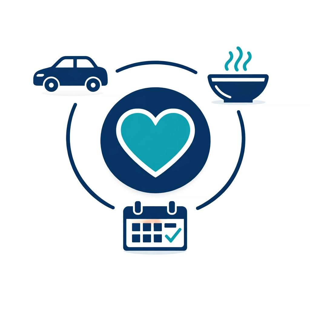 Comprehensive care plan symbols for flexible home health care services and personal care in Texas.