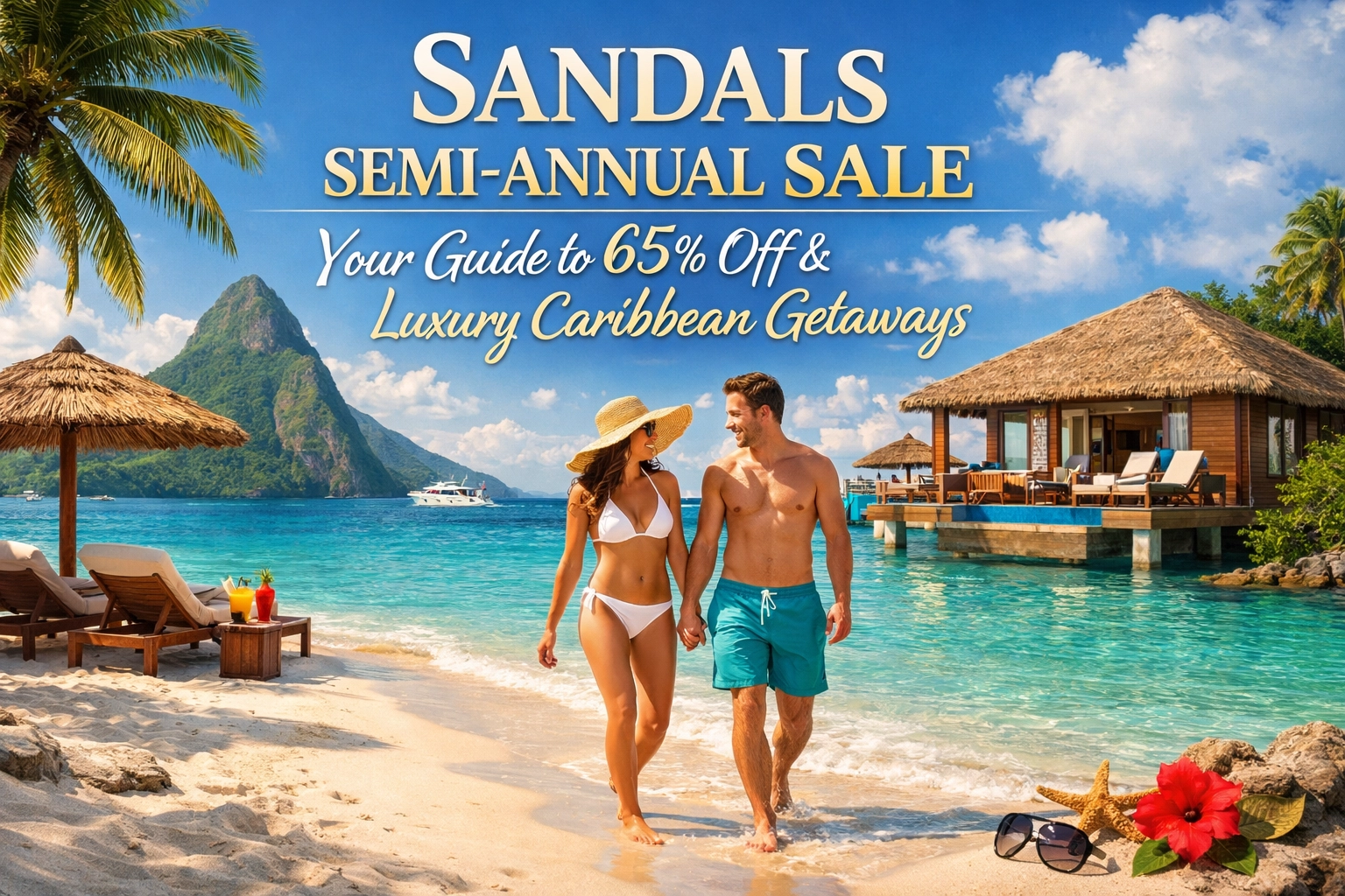 [HERO] Sandals Semi-Annual Sale: Your Guide to 65% Off & Luxury Caribbean Getaways