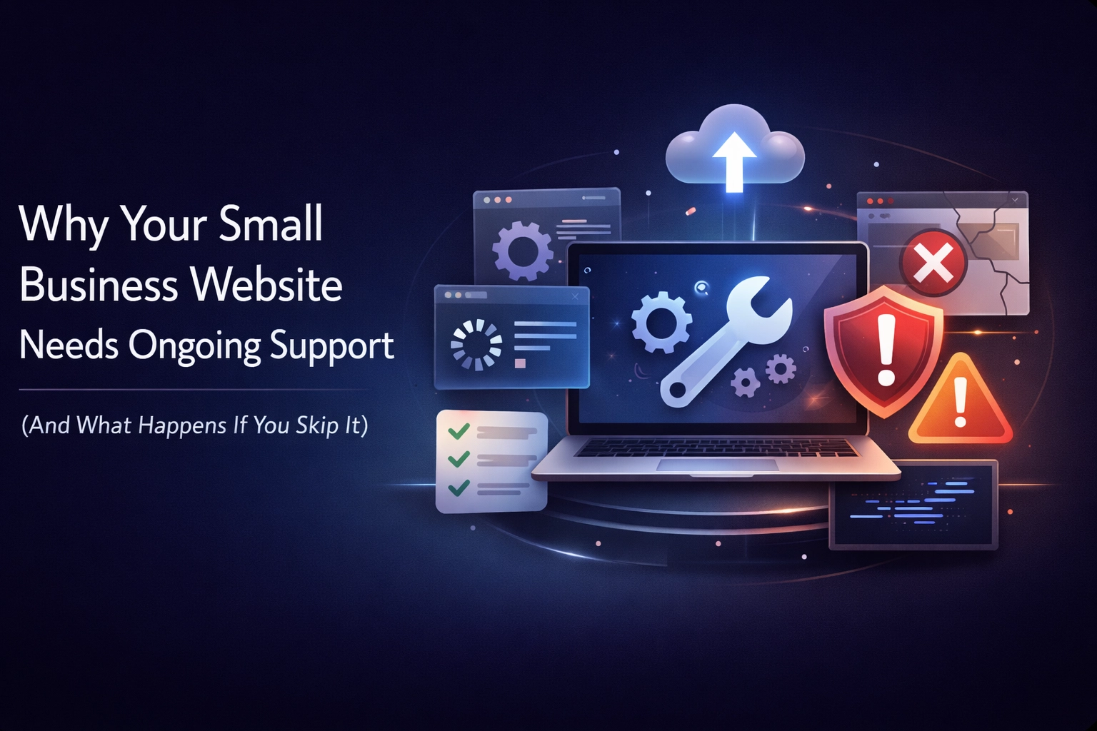 [HERO] Why Your Small Business Website Needs Ongoing Support (And What Happens If You Skip It)
