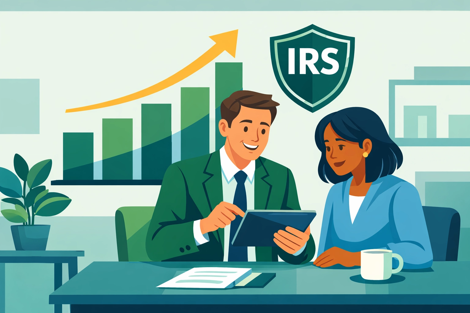 A concierge tax pro working with a client to protect deductions and increase tax savings.