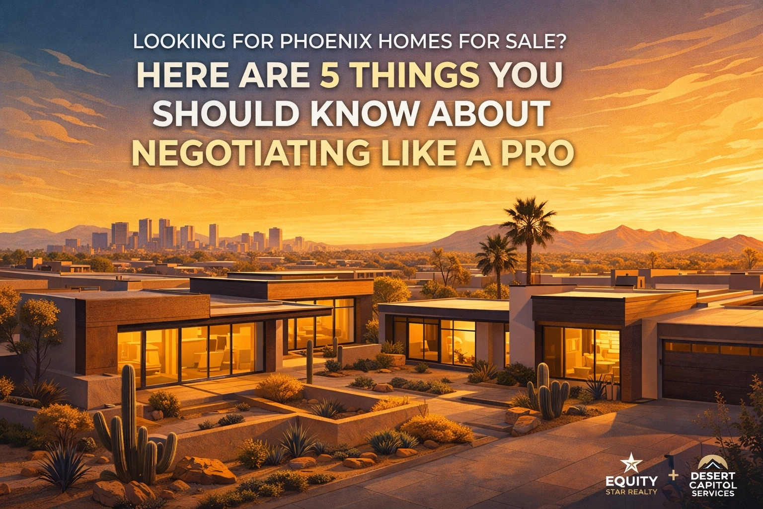 Looking for Phoenix Homes for Sale? Here Are 5 Things You Should Know About Negotiating Like a Pro