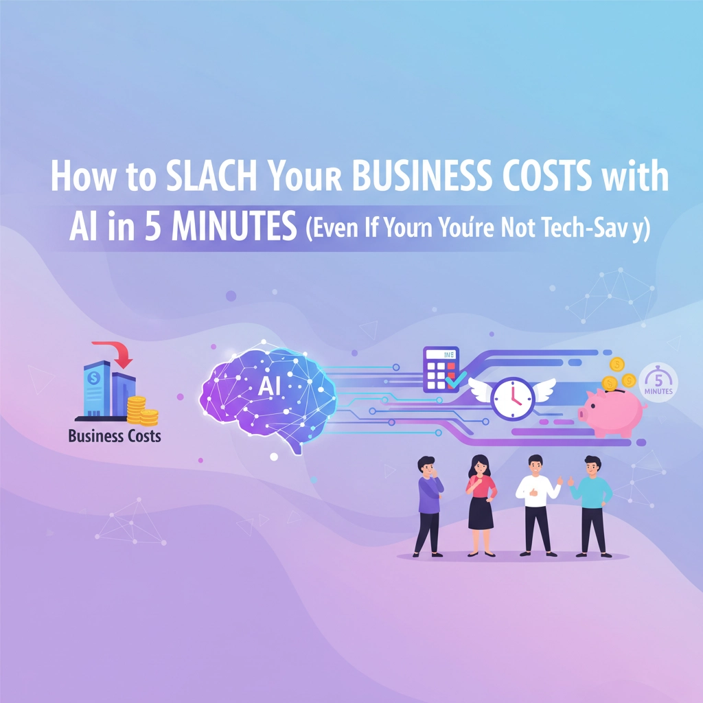 How to Slash Your Business Costs with AI in 5 Minutes (Even If You Are Not Tech-Savvy)