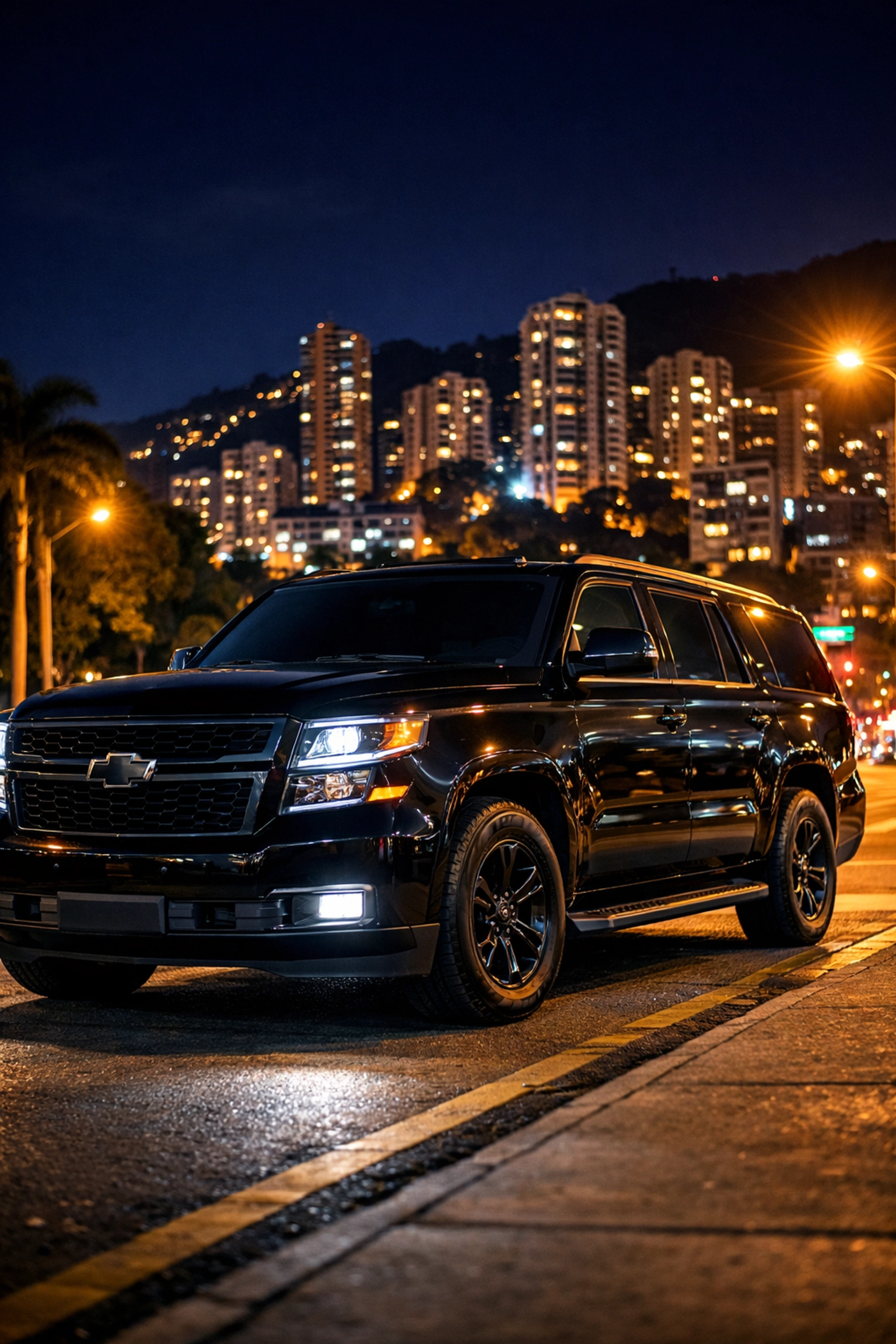 Armored luxury SUV for secure executive transportation in Medellin