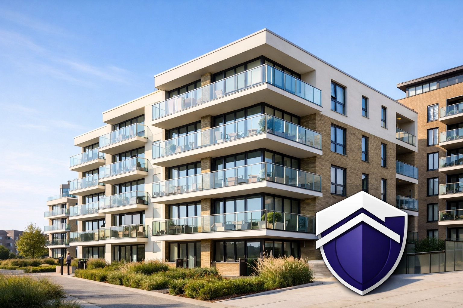 Modern Essex apartment block representing legal protection during an s20 consultation.