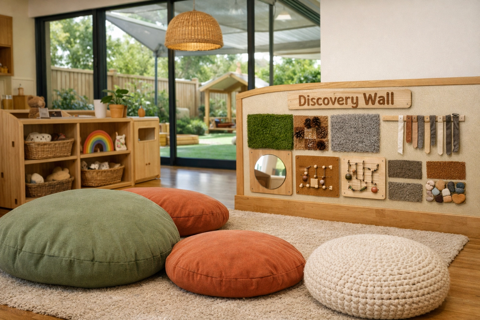 A safe, purpose-built nursery space at Rainbow Hut Liverpool child care centre for toddlers.