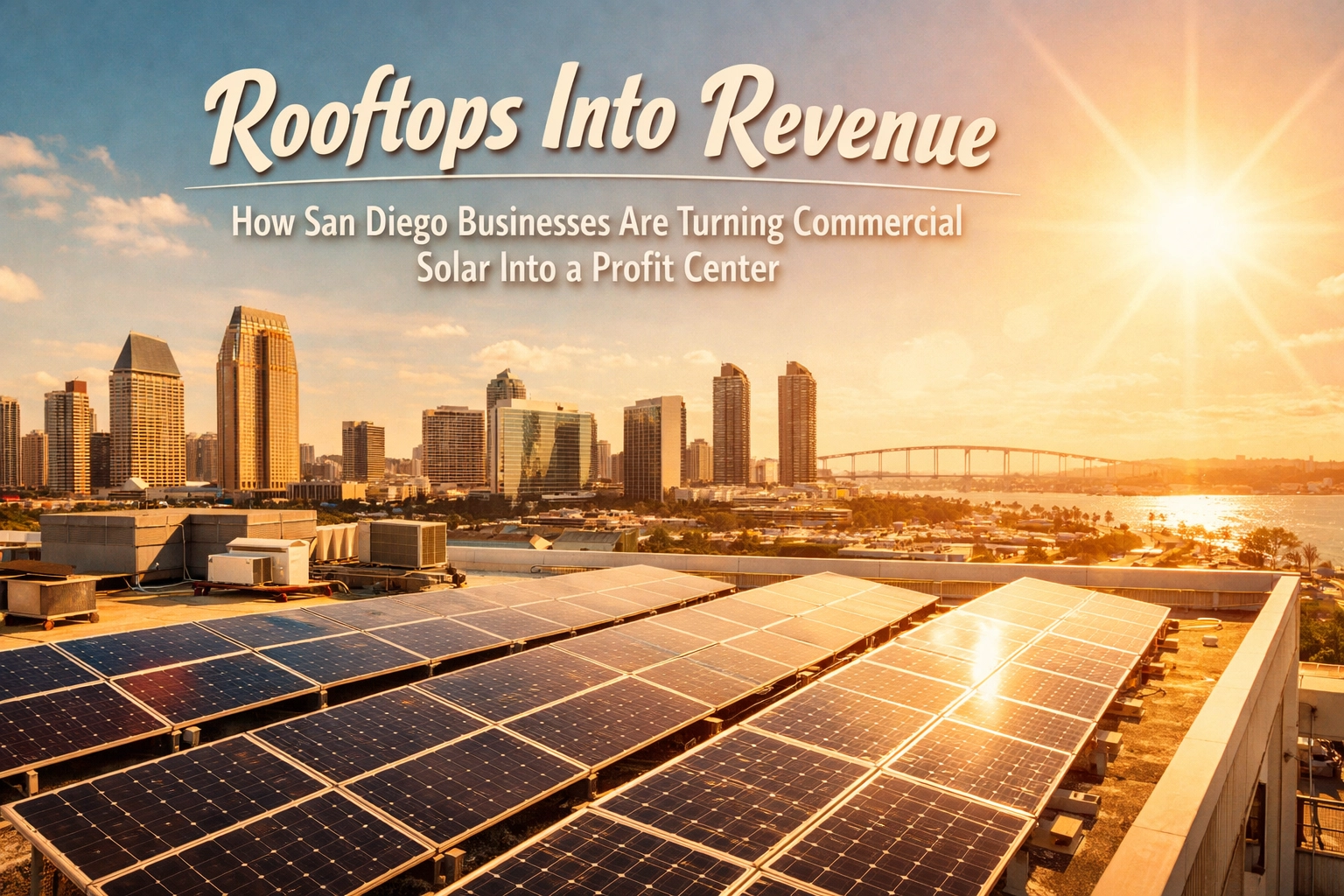 [HERO] Rooftops Into Revenue: How San Diego Businesses Are Turning Commercial Solar Into a Profit Center