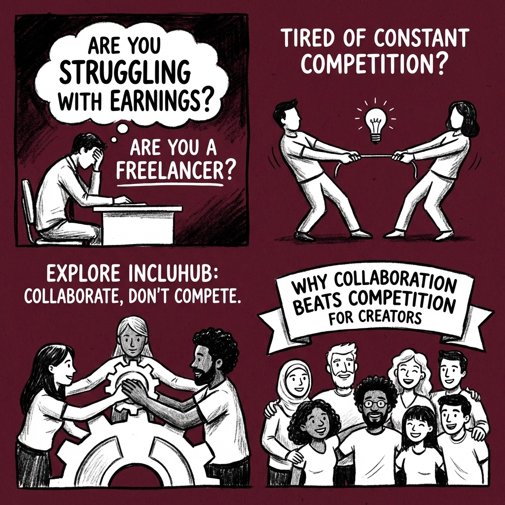 IncluHub: Why Collaboration Beats Competition for Creators