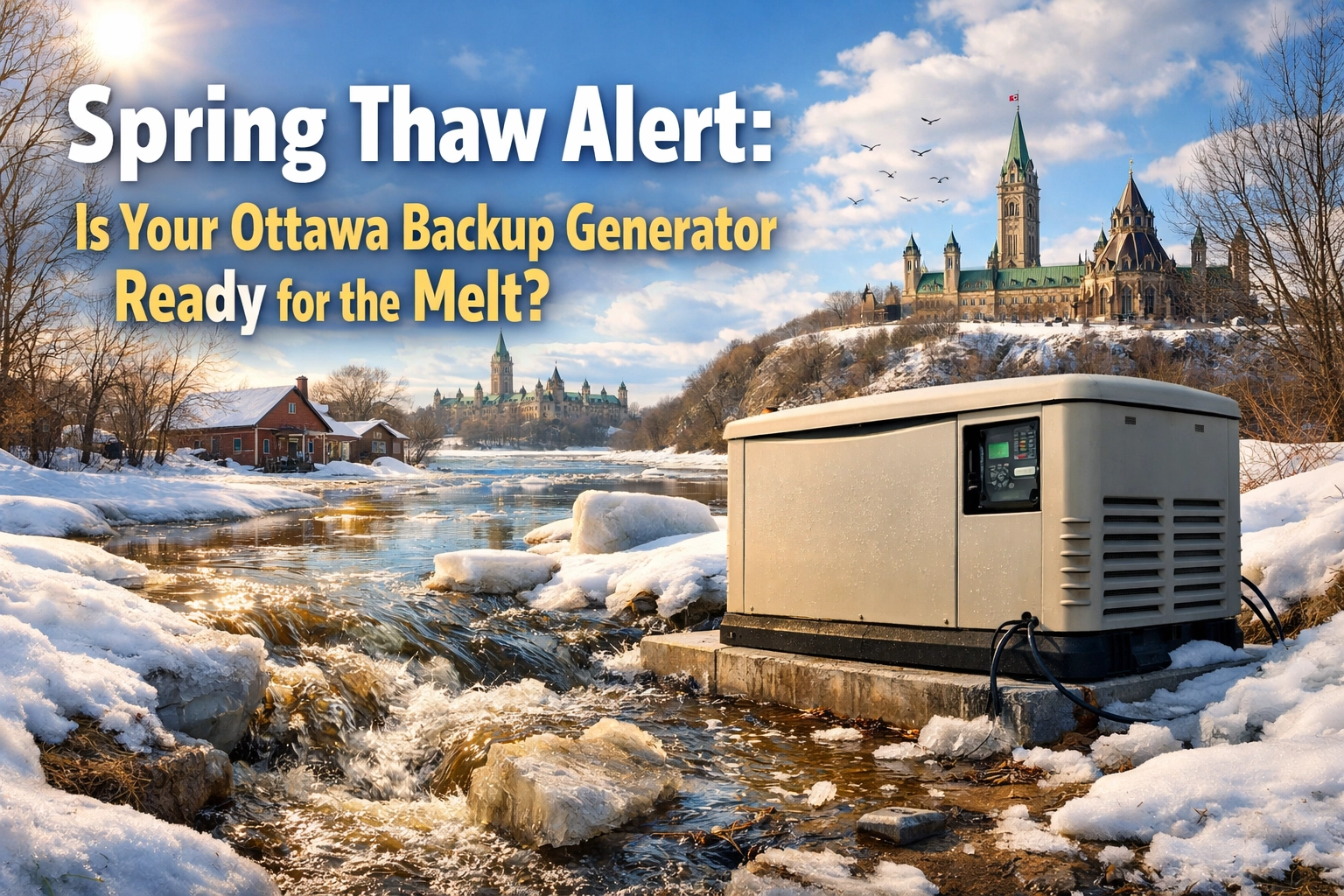[HERO] Spring Thaw Alert: Is Your Ottawa Backup Generator Ready for the Melt?
