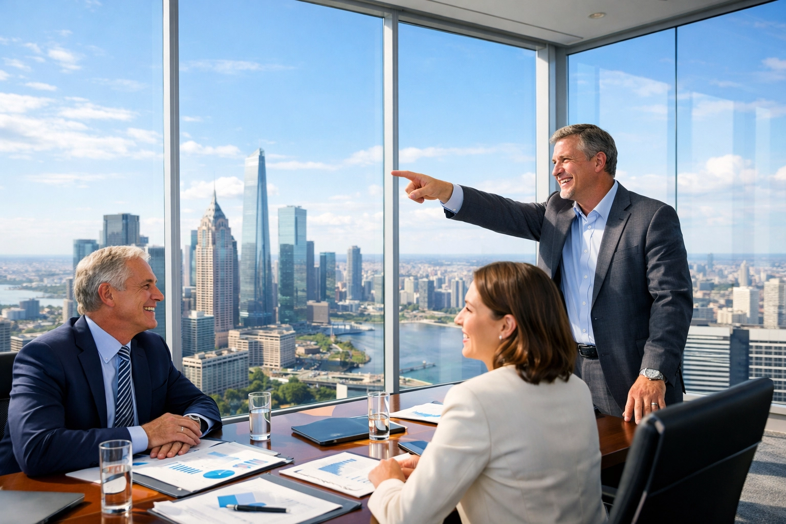 Business leaders planning a ServiceNow transformation and ITAM strategy for maximum ROI in a modern boardroom.