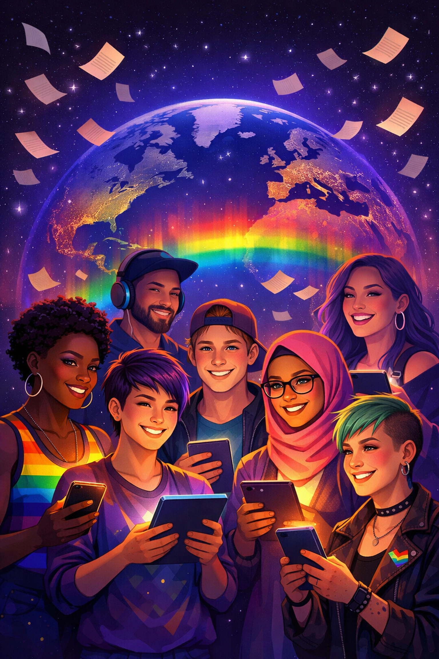 A diverse group of LGBTQ+ creators sharing their queer stories through a global digital publishing portal.