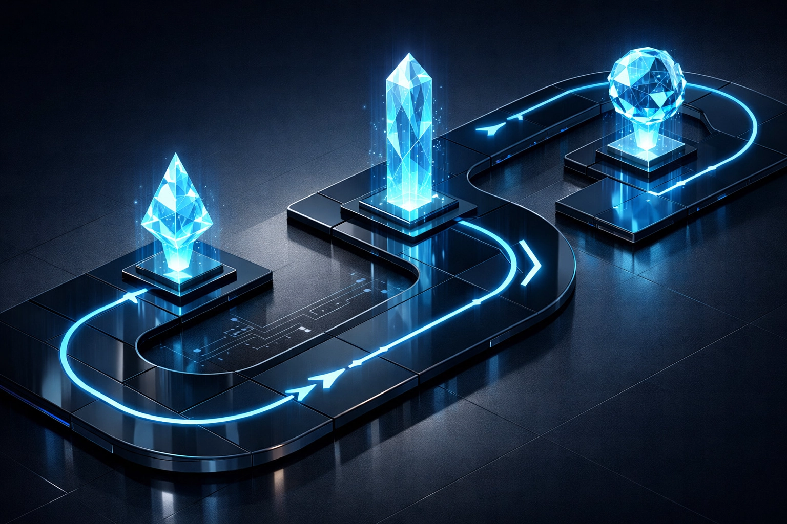 Digital roadmap showing a path to a unified data source of truth for professional service firms.