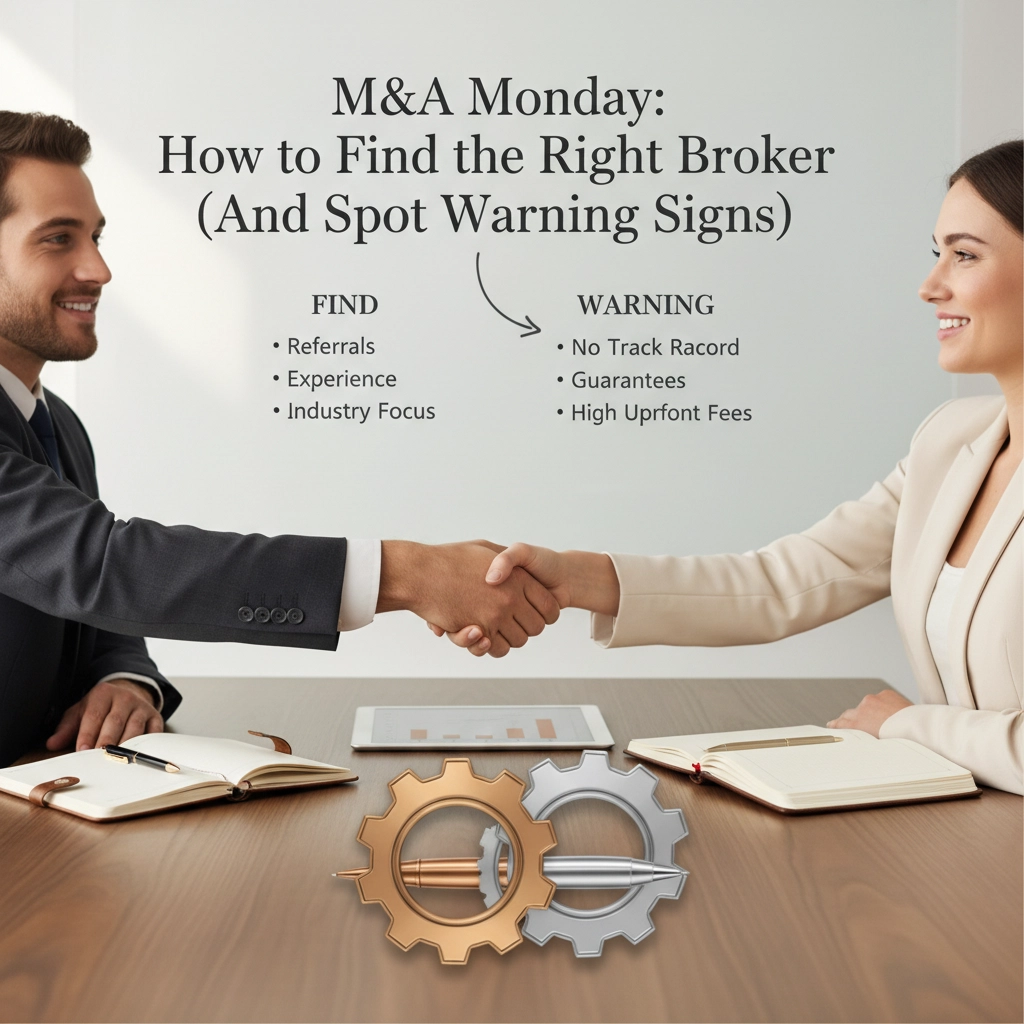 M&A Monday: How to Find the Right Broker (And Spot Warning Signs) | Decipher Your Value