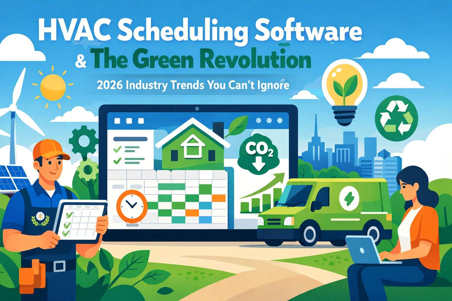 HVAC Scheduling Software & The Green Revolution: 2026 Industry Trends You Can't Ignore