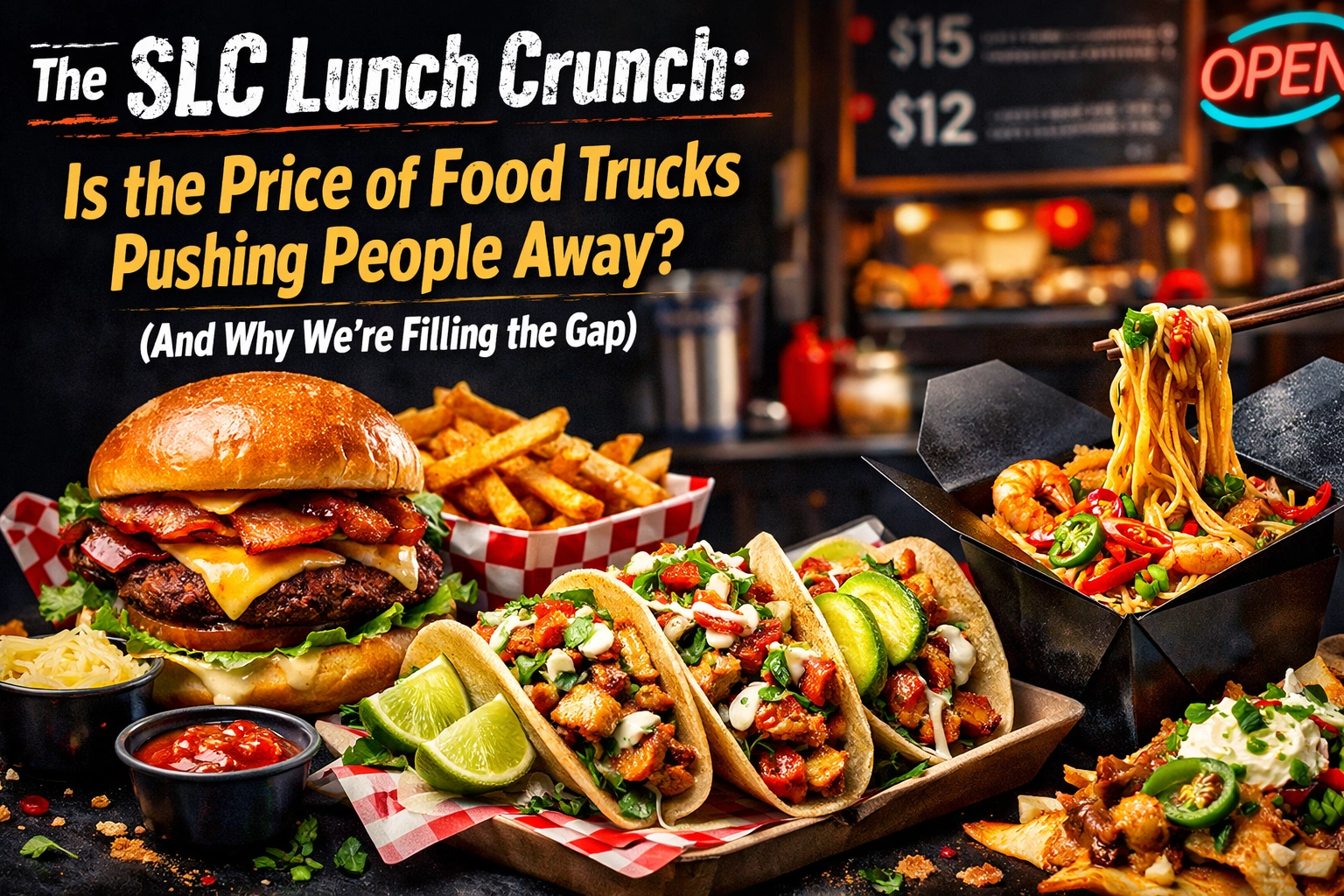 [HERO] The SLC Lunch Crunch: Is the Price of Food Trucks Pushing People Away? (And Why We’re Filling the Gap)