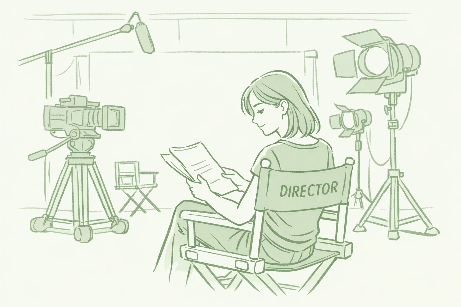 Hunter Schafer actress on HBO Euphoria television set reviewing script for Jules role