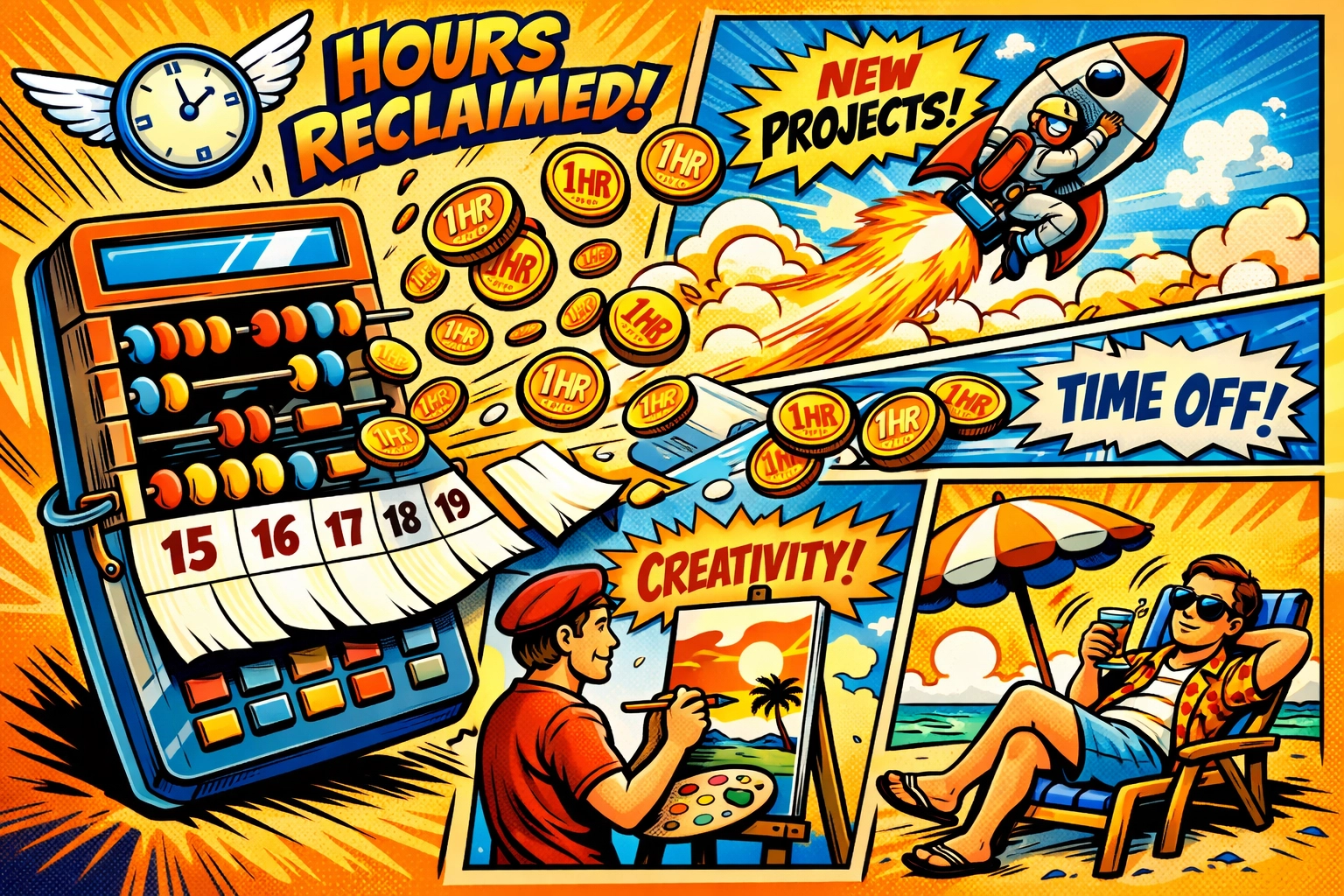 Small business owner reclaiming time by using AI to automate repetitive customer support tasks