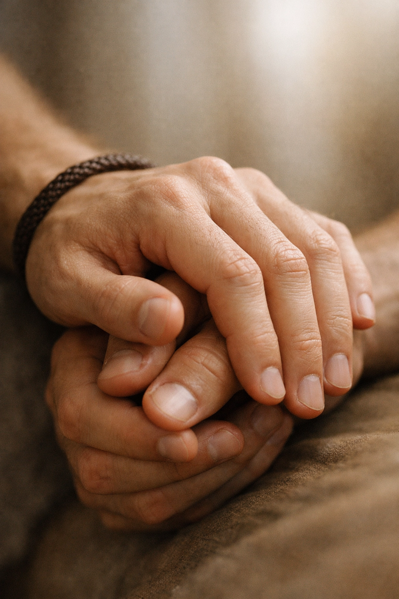 Gay couple holding hands representing trust and connection in MM romance and relationships