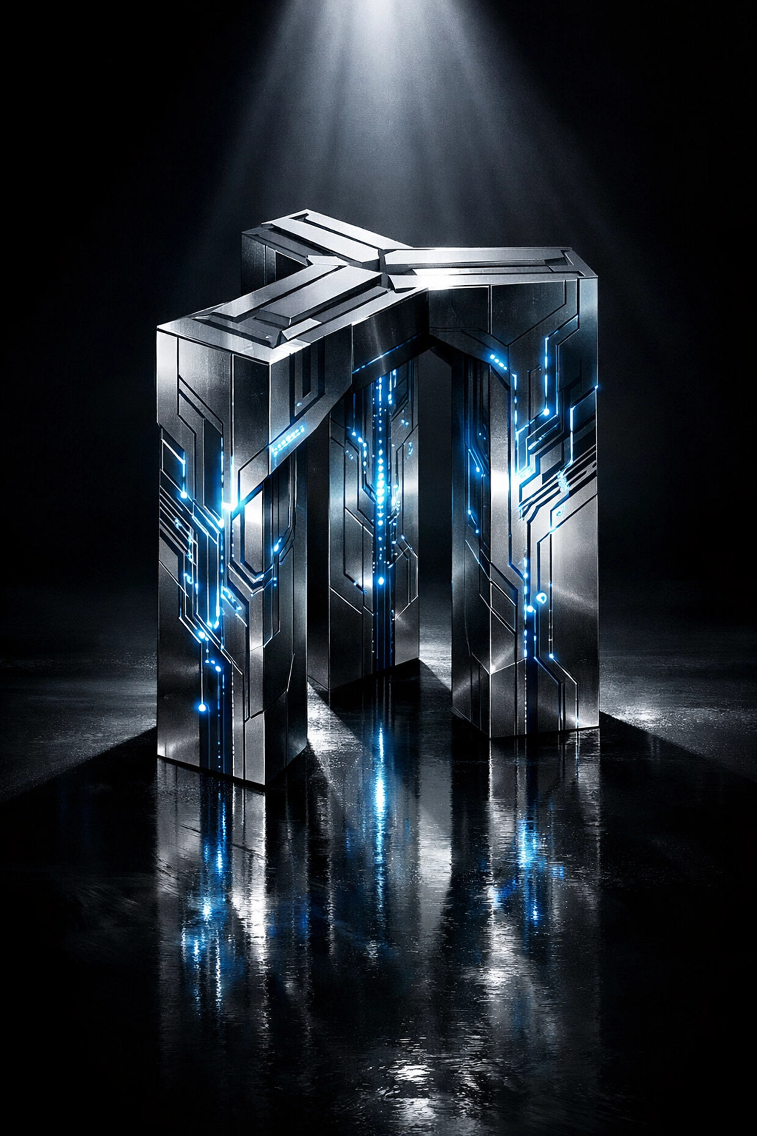 Three interconnected pillars representing integrated AI finance framework with governance and infrastructure