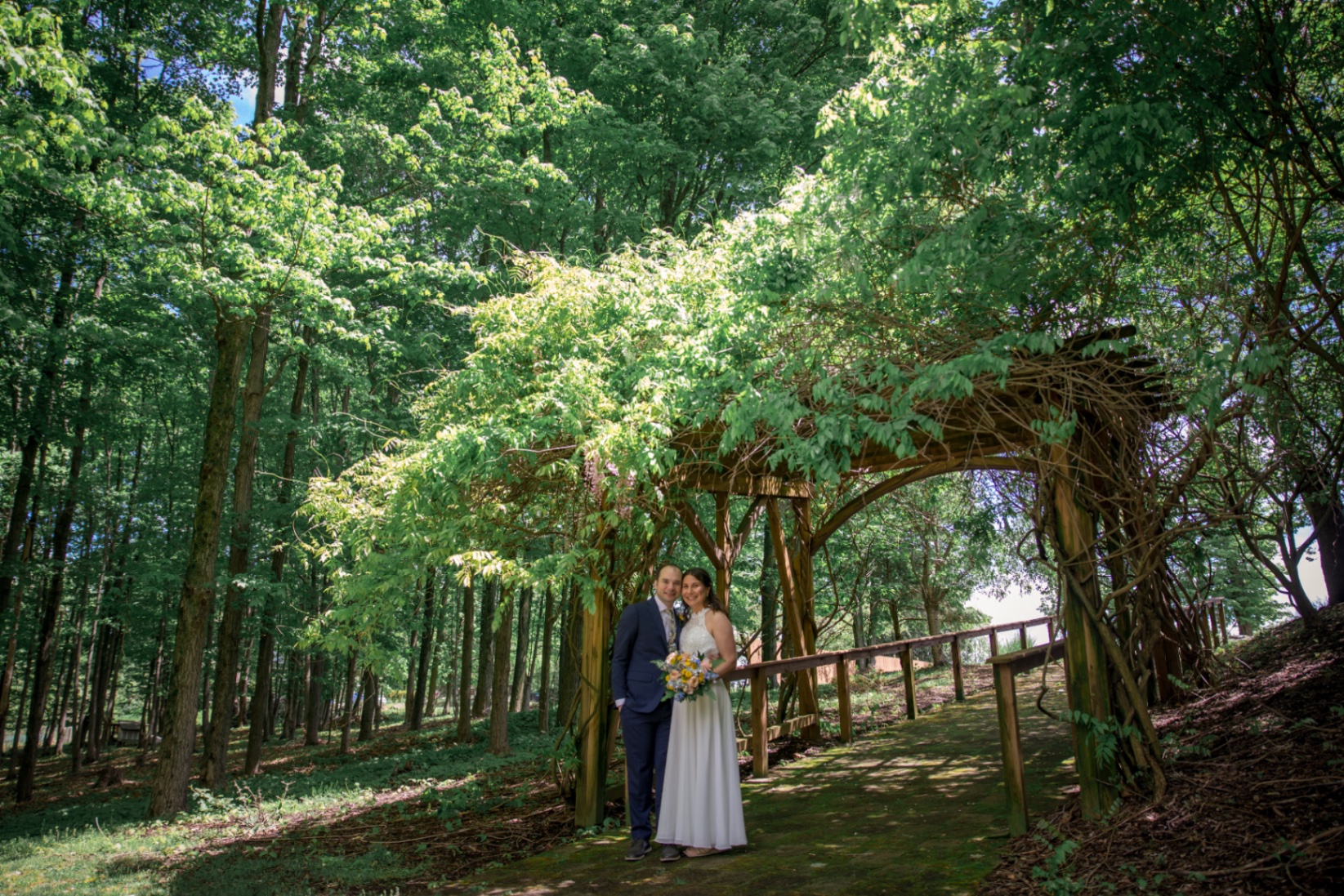 Victoria & Paul wedding photo at Stroudsmoor Inn