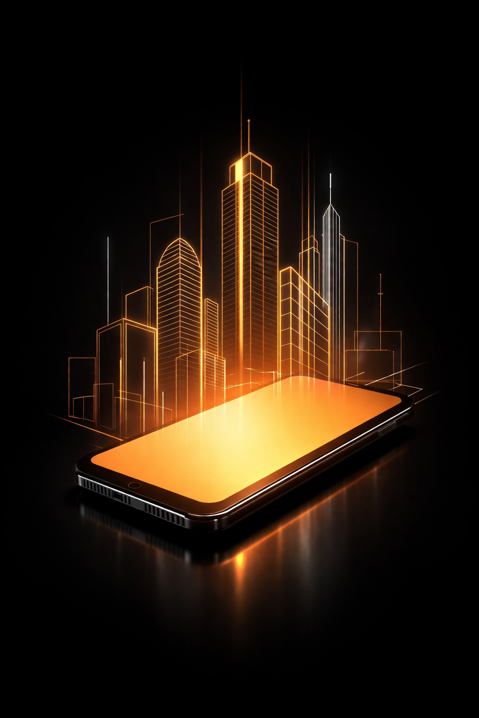 Smartphone displaying instant building identification, showcasing ScanitectAI’s real-time discovery technology