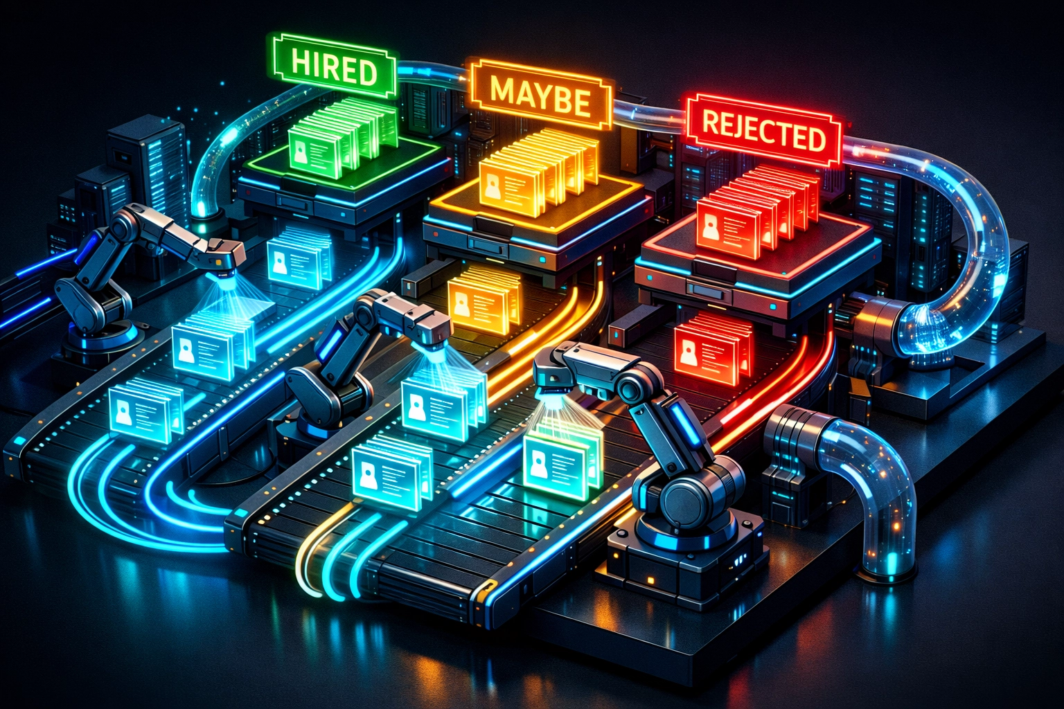 Intelligent automation solutions processing candidate assessments at scale with AI